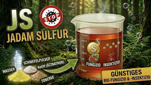 DIY Netzschwefel JADAM Sulfur Anti-Mehltau