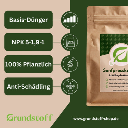 Senfpresskuchen | Anti-Schädling