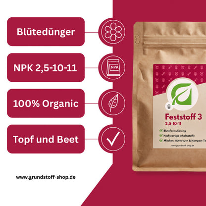 Feststoff 3 | Blütedünger