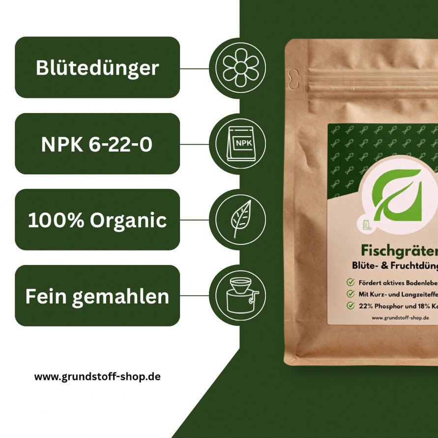 Fischgrätenmehl | 22,4%P & 18,5%Ca