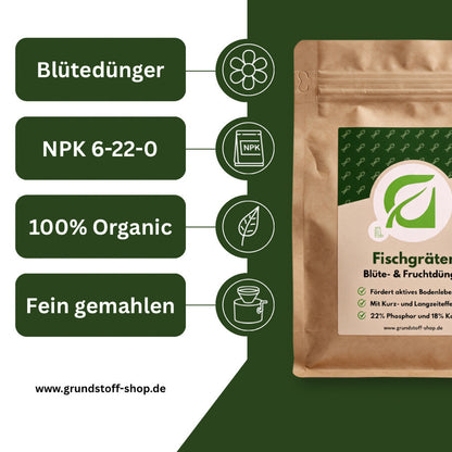 Fischgrätenmehl | 22,4%P & 18,5%Ca